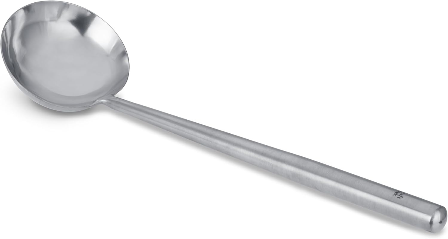 image:imageCraft Wok Small Wok Ladle Stainless Steel Traditional Wok Hoak with Ergonomic Wooden Handle Professional Asian Kitchen Utensil for Stirring Serving 732W61Stainless Handle