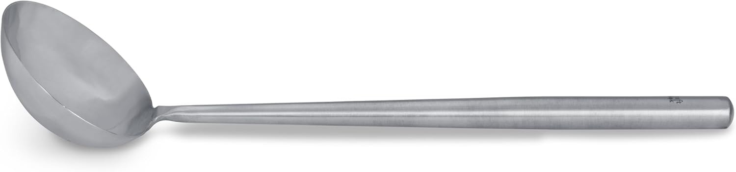 image:imageCraft Wok Small Wok Ladle Stainless Steel Traditional Wok Hoak with Ergonomic Wooden Handle Professional Asian Kitchen Utensil for Stirring Serving 732W61Stainless Handle