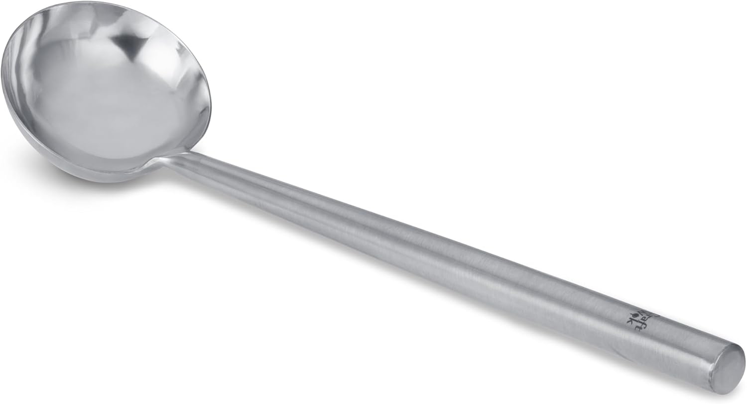 image:imageCraft Wok Small Wok Ladle Stainless Steel Traditional Wok Hoak with Ergonomic Wooden Handle Professional Asian Kitchen Utensil for Stirring Serving 732W61Stainless Handle