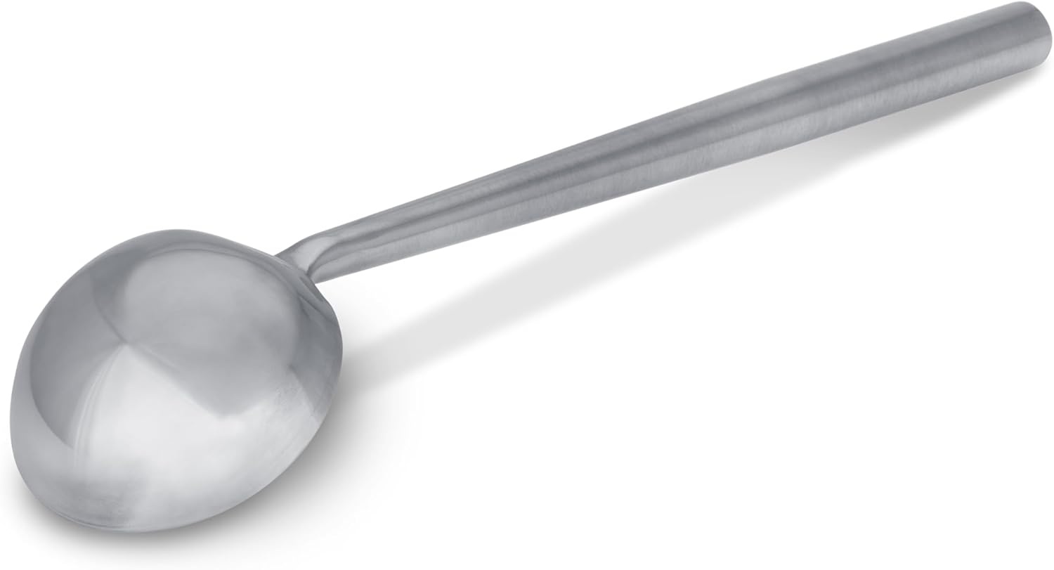 image:imageCraft Wok Small Wok Ladle Stainless Steel Traditional Wok Hoak with Ergonomic Wooden Handle Professional Asian Kitchen Utensil for Stirring Serving 732W61Stainless Handle