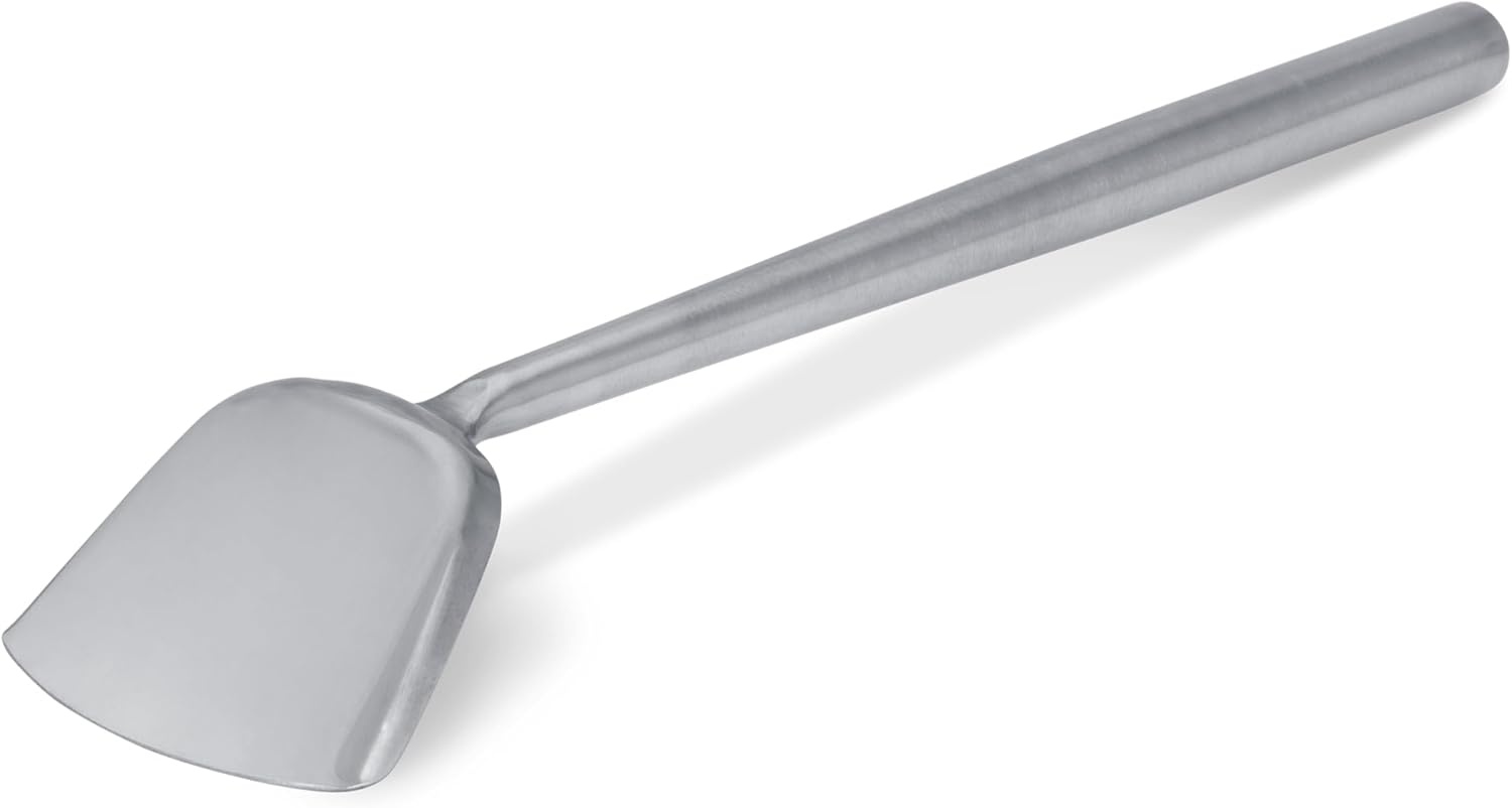 image:imageCraft Wok Small ss Wok Spatula Stainless Steel Wok Chuan Turner Traditional Asian Cooking Utensil 732W921Stainless Handle