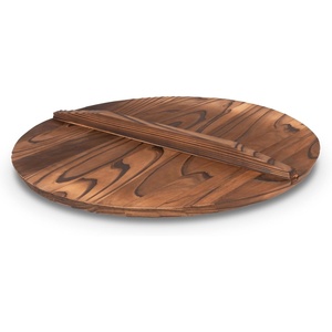 image:imageCraft Wok Dome Lid for 14Inch Woks Traditional Dome Shaped with Wooden Handle Cover for 14 inch Woks Asian Cookware Aluminum  732W316 for 16 woks