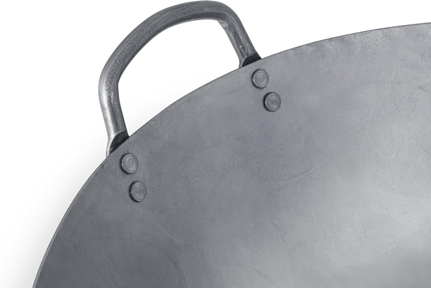 image:imageCraft Wok Large 18Inch Heavy Canton Style Hand Hammered Carbon Steel Wok Round Bottom 731W8718in