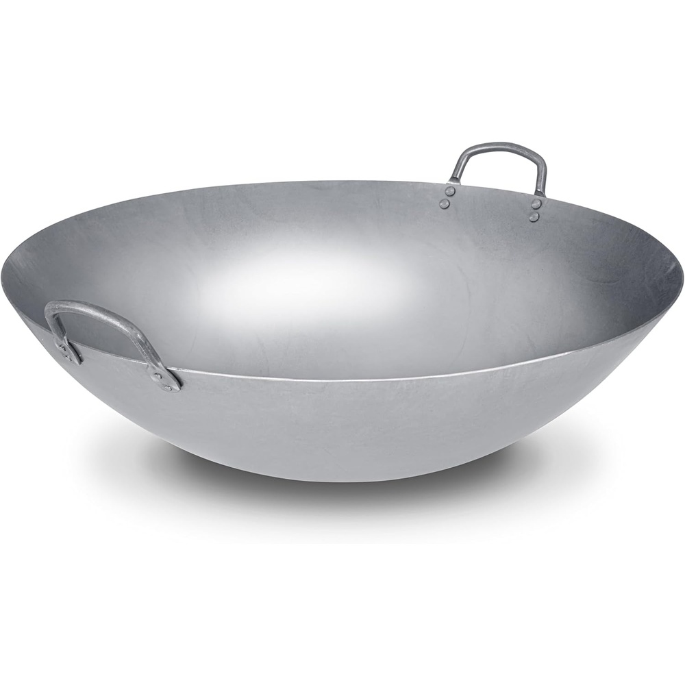 image:imageCraft Wok Extra Large 21Inch Heavy Canton Style Hand Hammered Carbon Steel Wok Round Bottom 731W194X
